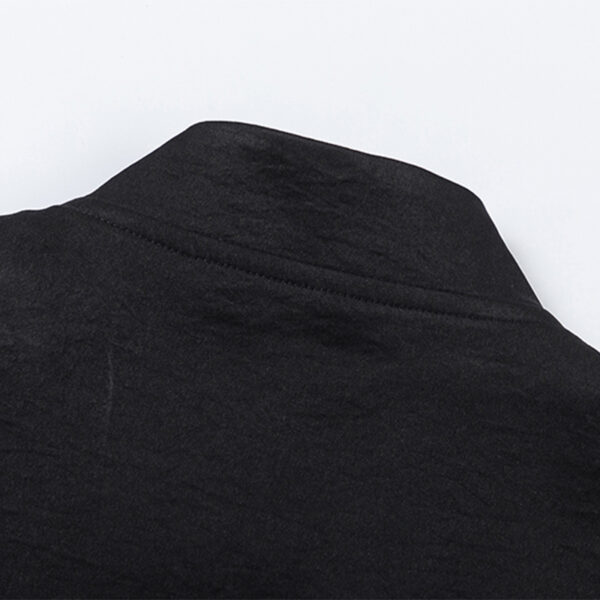 Women's American Streetwear Brand 3-Stripe Asymmetrical Placket Metal-Button Loose Jacket - Ins Trendy Outerwear