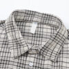 Women's American Street Style Paneled Plaid Long-Sleeve Shirt - Distressed Oversized Loose Blouse for Autumn